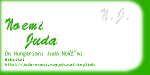 noemi juda business card